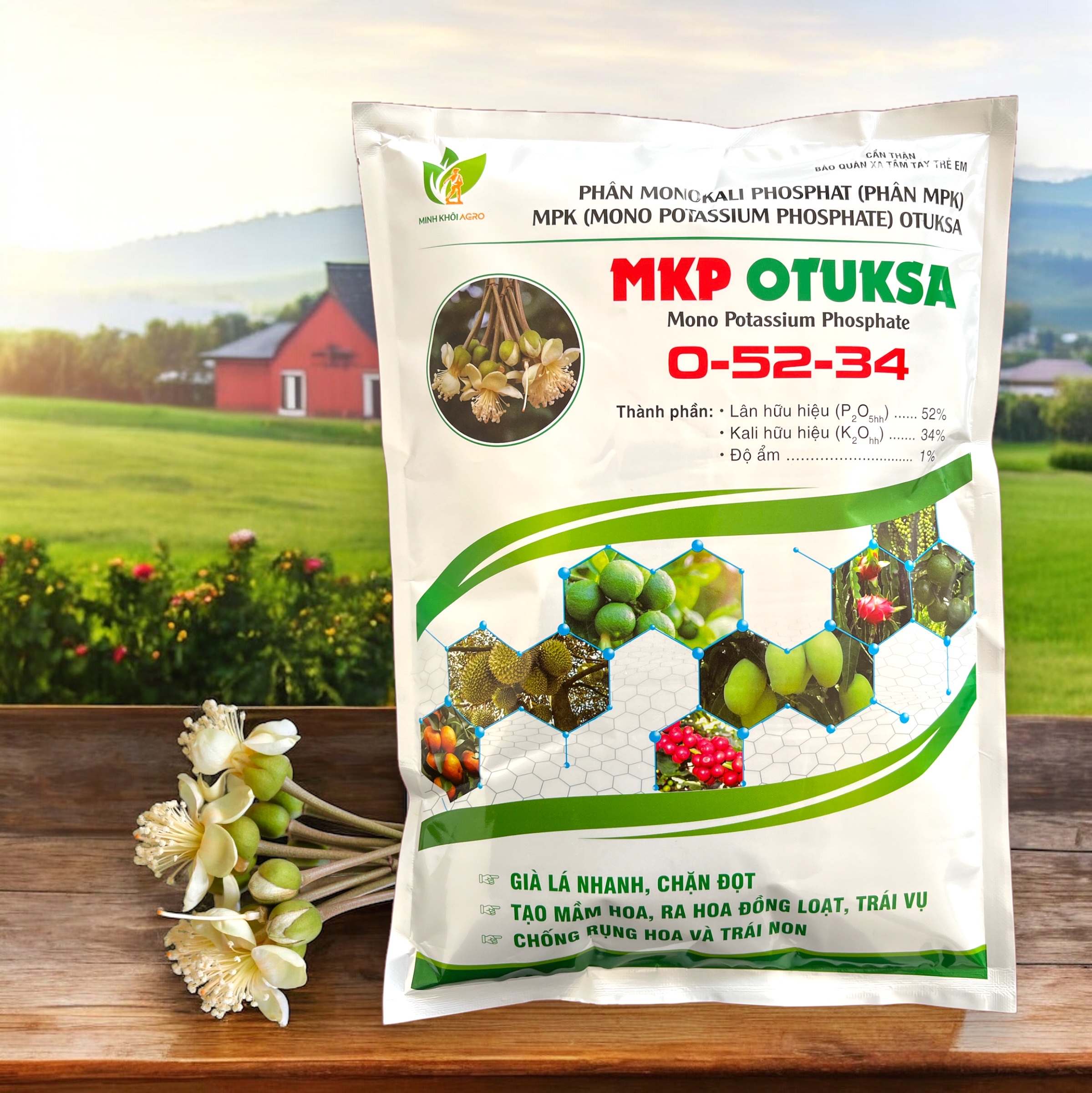 Phân bón MKP Otuksa - Gói 1kg